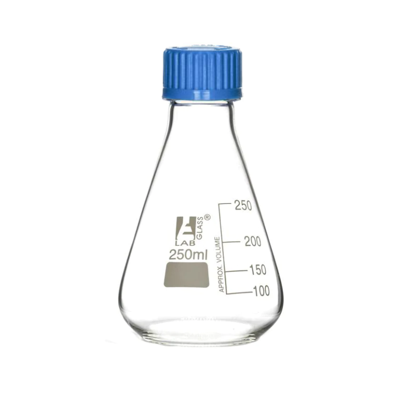 MATRAZ ERLENMEYER CON TAPA ROSCA 250ML EISCO