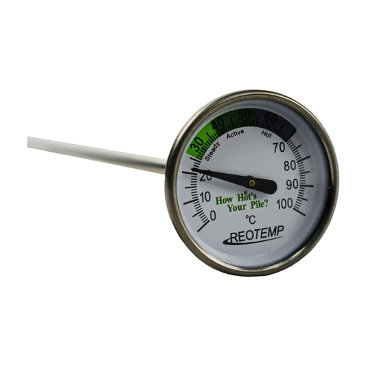 TERMOMETRO DE SUELO Y COMPOSTA 0-100°C LARGO 50CM REOTEMP