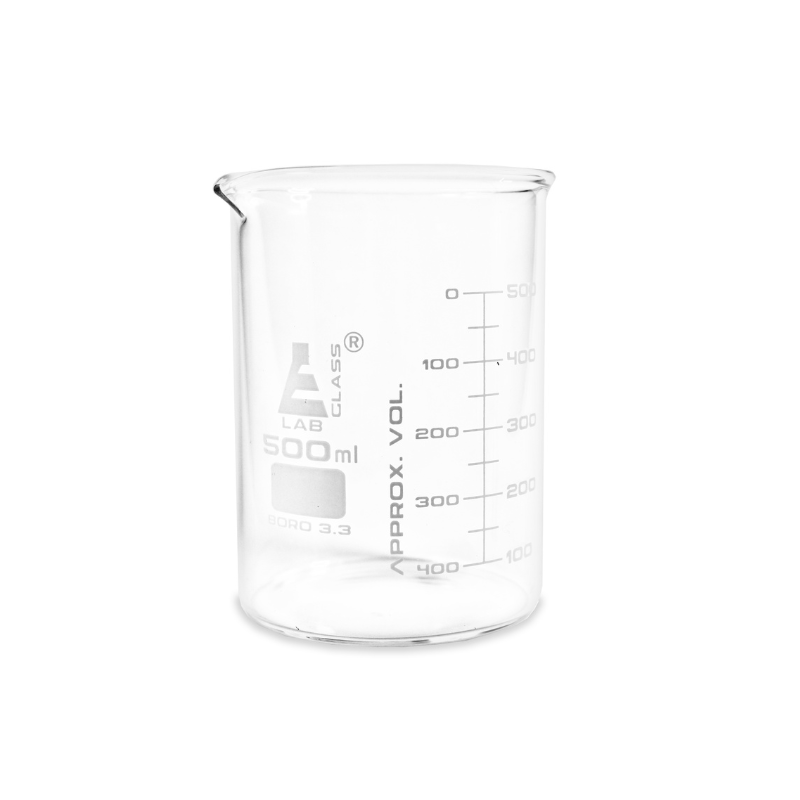 VASO PRECIPITADO DE VIDRIO ASTM 500ML EISCO