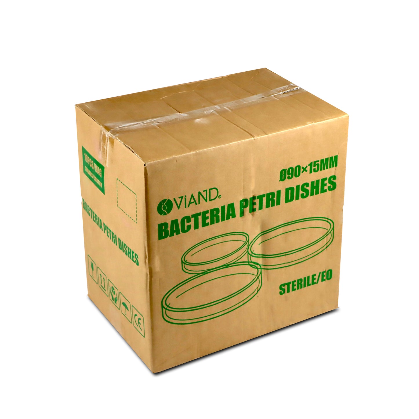 CAJA PETRI DESECHABLE APILABLE 60 X 15MM PK/10 VIAND