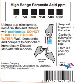 TIRAS PARA ACIDO PERACETICO 0-1000PPM HR PK/50 LAMOTTE