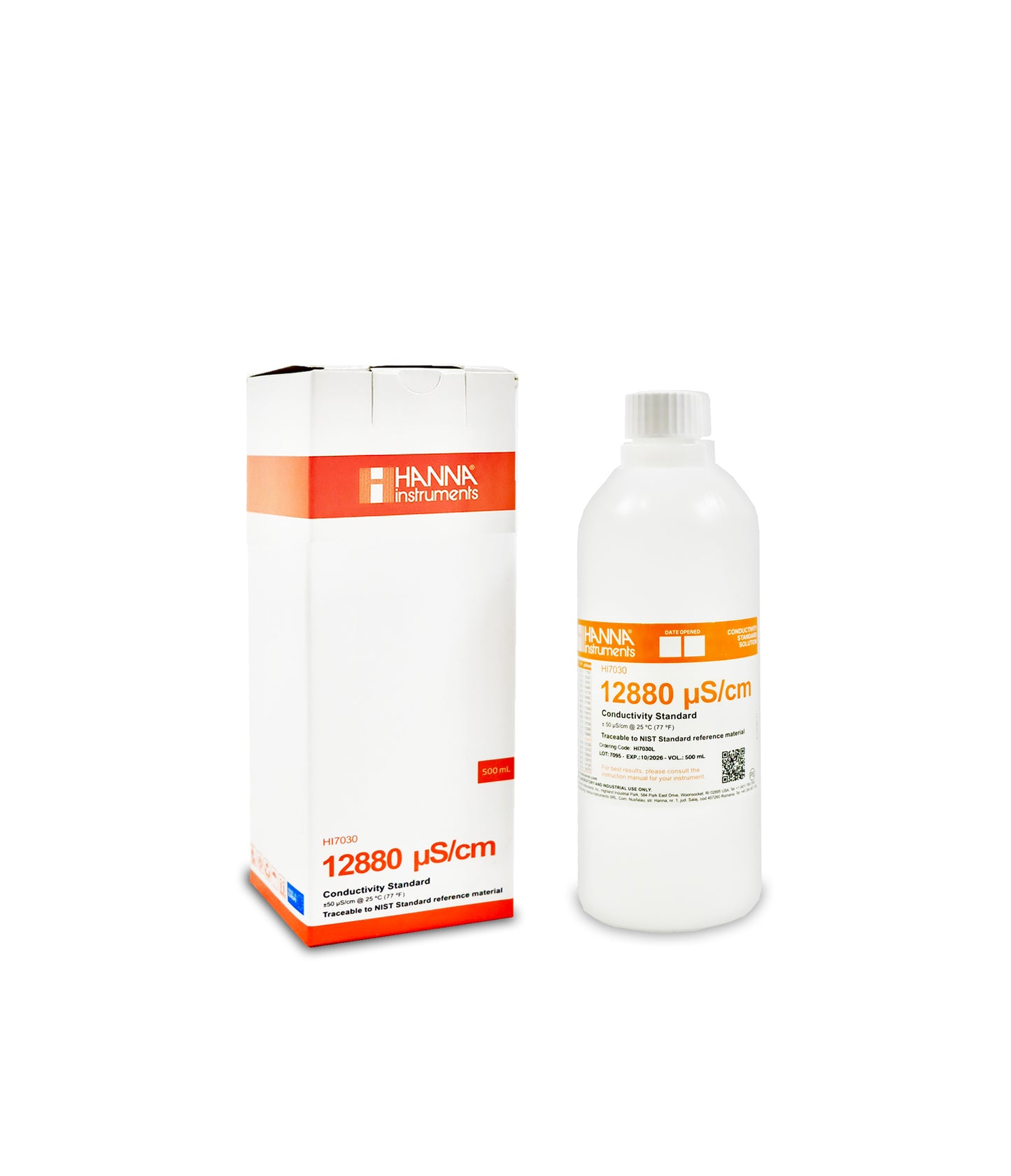 SOLUCION DE CONDUCTIVIDAD 12880µs 500ML HANNA