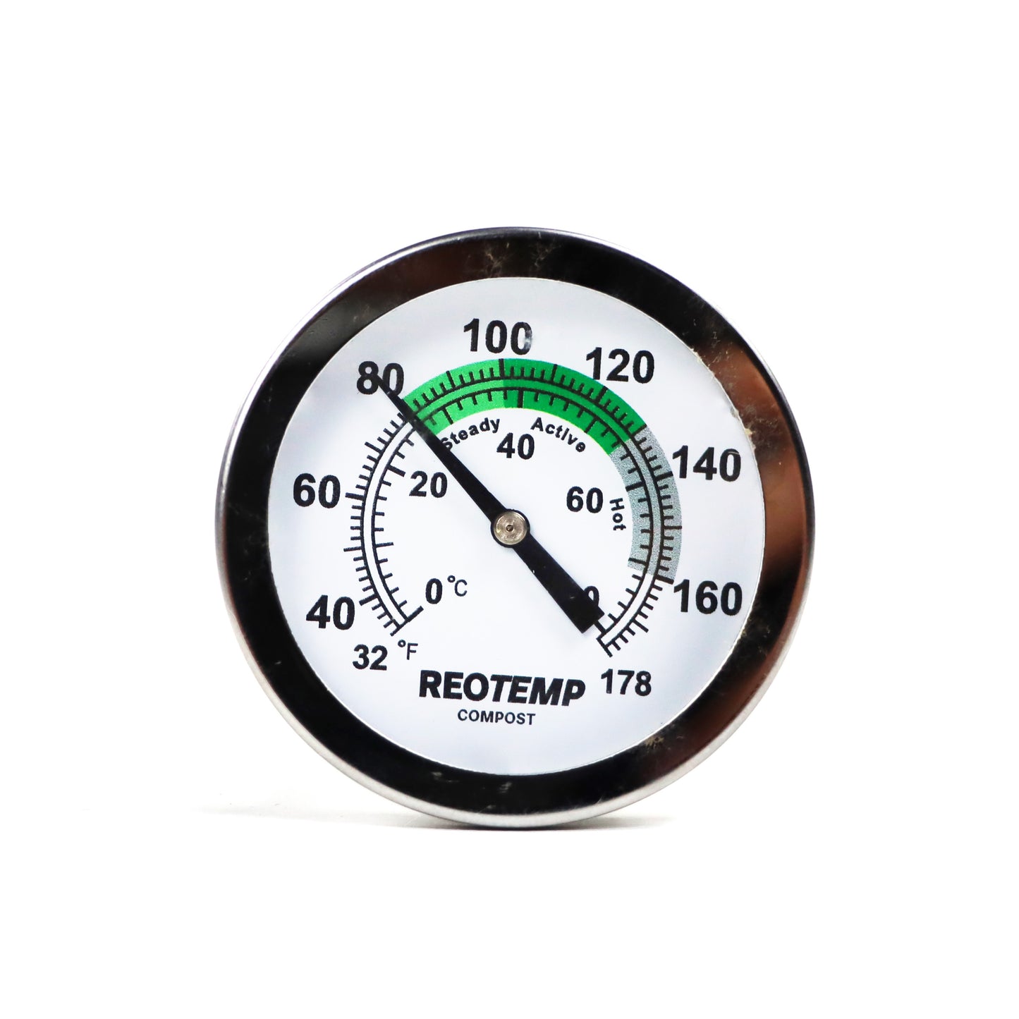 TERMOMETRO DE SUELO Y COMPOSTA 0-80°C LARGO 12" REOTEMP