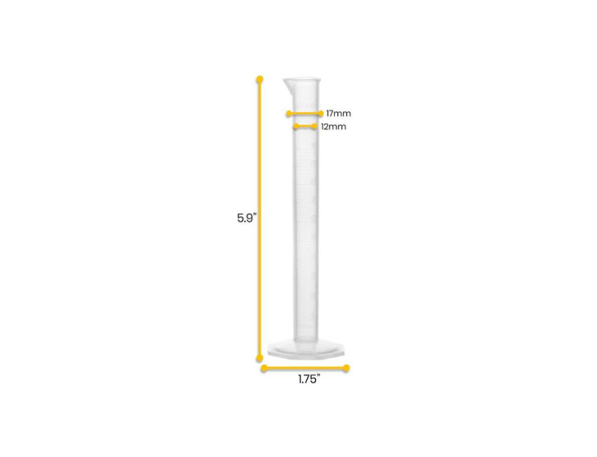 PROBETA GRADUADA POLIPROPILENO 10ML EISCO