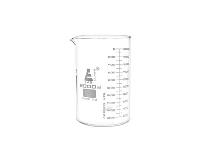 VASO PRECIPITADO DE VIDRIO ASTM 2000ML EISCO