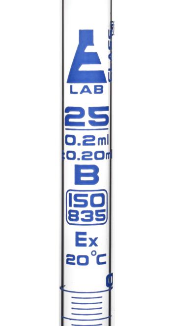 PIPETA SEROLOGICA GRADUADA CLASE "B" 25ML X 0.20 EISCO