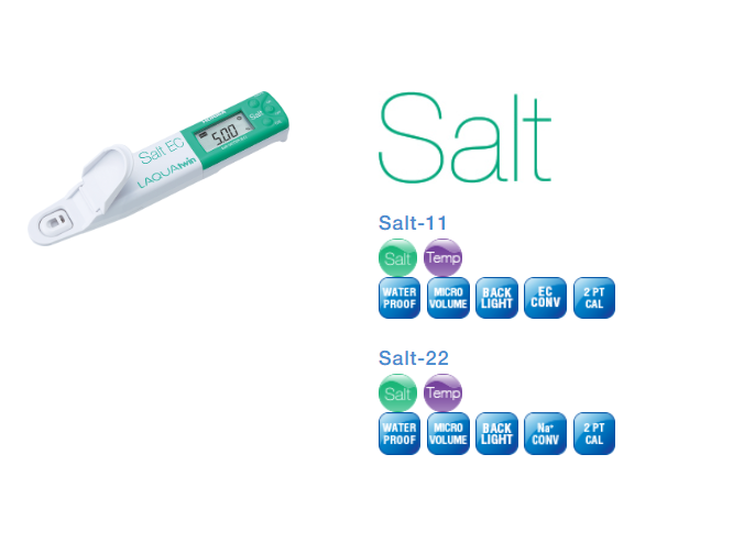 MEDIDOR DE SALINIDAD DIGITAL 100PPT(G/L) LAQUATWIN HORIBA