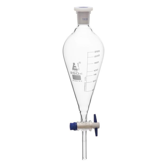 EMBUDO DE SEPARACION GRADUADO LLAVE PTFE 250ML   EISCO