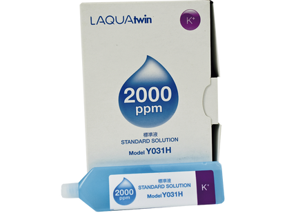 SOLUCION PARA LAQUATWIN DE POTASIO 2000PPM 6X14ML HORIBA