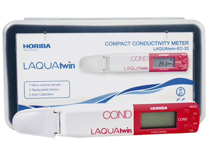 MEDIDOR DE CONDUCTIVIDAD/TDS/°C LAQUATWIN HORIBA