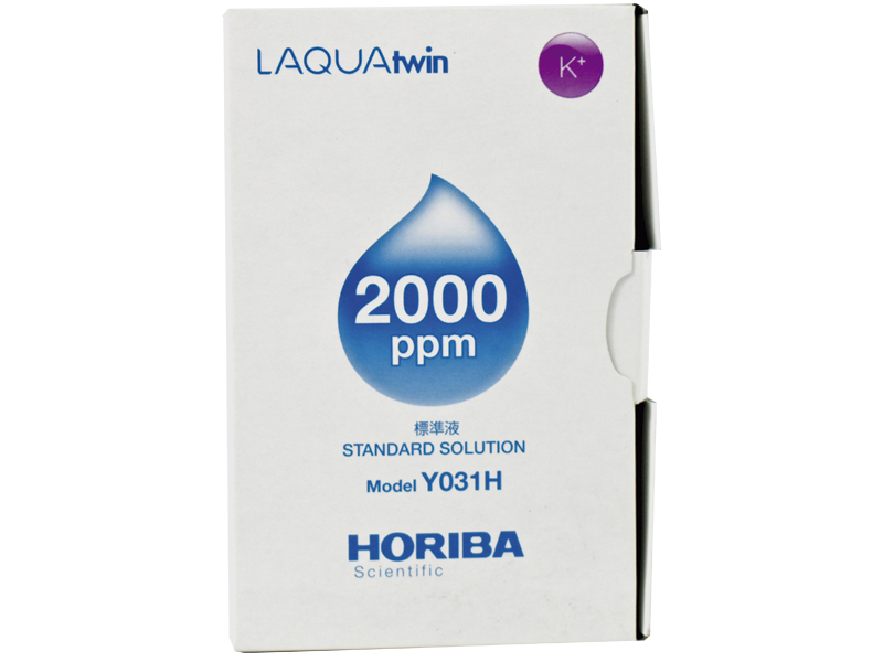 SOLUCION PARA LAQUATWIN DE POTASIO 2000PPM 6X14ML HORIBA