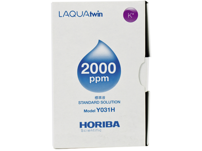 SOLUCION PARA LAQUATWIN DE POTASIO 2000PPM 6X14ML HORIBA